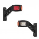 Boynuz Led Lamba 3 Yönlü 14 cm 12-24 Volt (2 Adet)..