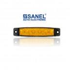 Sanel Parmak Led Lamba 6 Led'li  12 veya 24 Volt