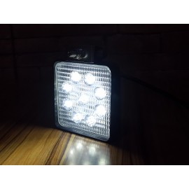 Çalışma Lambası Kare 9 Led 12-24 Volt