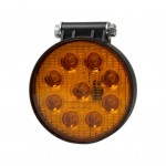 Çalışma Lambası Yuvarlak 9 Led Sarı 12-24 Volt