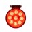 Çalışma Lambası Yuvarlak 9 Led Kırmızı 12-24 Volt