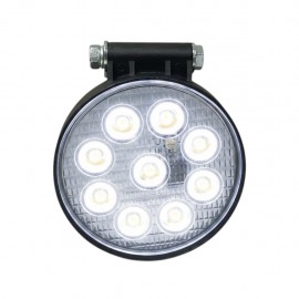 Çalışma Lambası Yuvarlak 9 Led Beyaz 12-24 Volt