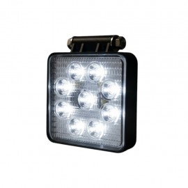 Çalışma Lambası Kare 9 Led Beyaz 12-24 Volt