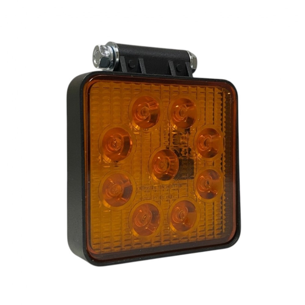 Çalışma Lambası Kare 9 Led Sarı 12-24 Volt