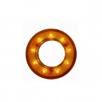 9 Led Simit Stop Lamba Kırmızı 12-24 Volt