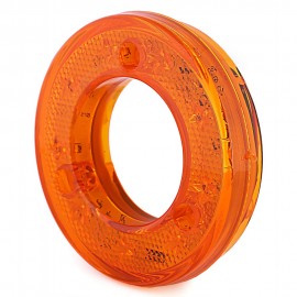 9 Led Simit Stop Lamba Kırmızı 12-24 Volt