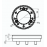9 Led Simit Stop Lamba Beyaz 12-24 Volt